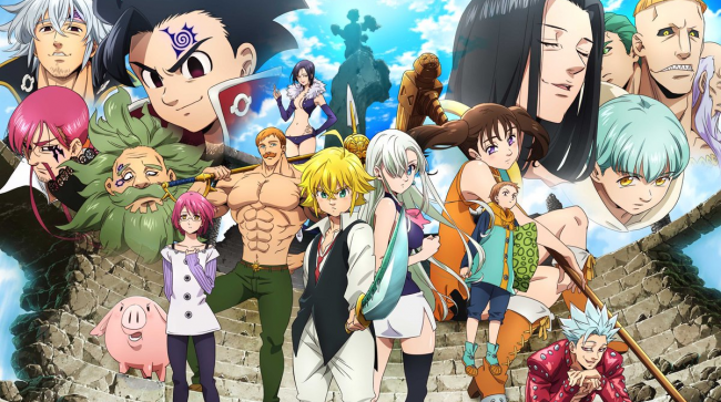 The Seven Deadly Sins Thất hình đại tội 650x363 - Top 7+ phim anime phiêu lưu hay làm đốn tim các fan ruột